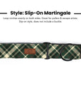 Timberline Plaid Dog Collar