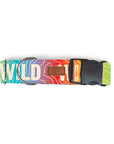 Rainbow Topo Wild Dog Collar