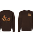 Sasquatch Shadows Unisex Crewneck Sweatshirt