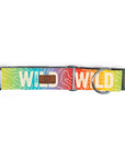 Rainbow Topo Wild Dog Collar