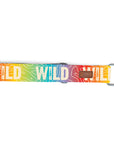 Rainbow Topo Wild Dog Collar