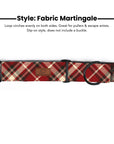 Fireside Plaid Dog Collar