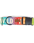 Rainbow Topo Wild Dog Collar