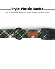 Timberline Plaid Dog Collar