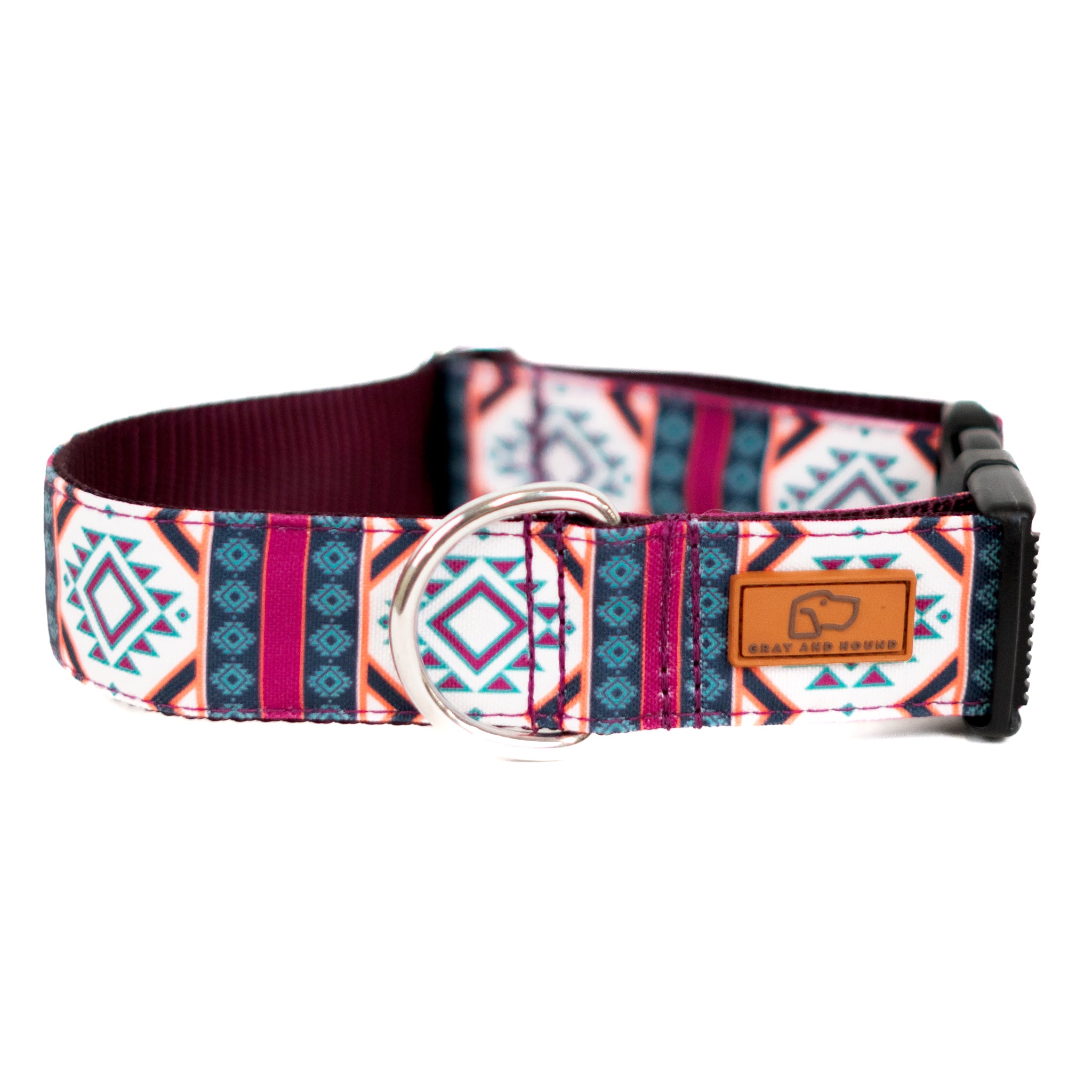 Aztec Dog Collar  Purple Dog Collar – GrayandHound