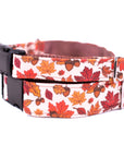 Cozy Leaves Dog Collar