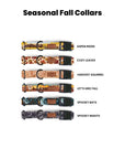 Plastic Buckle Dog Collar Two Pack (choose your designs)