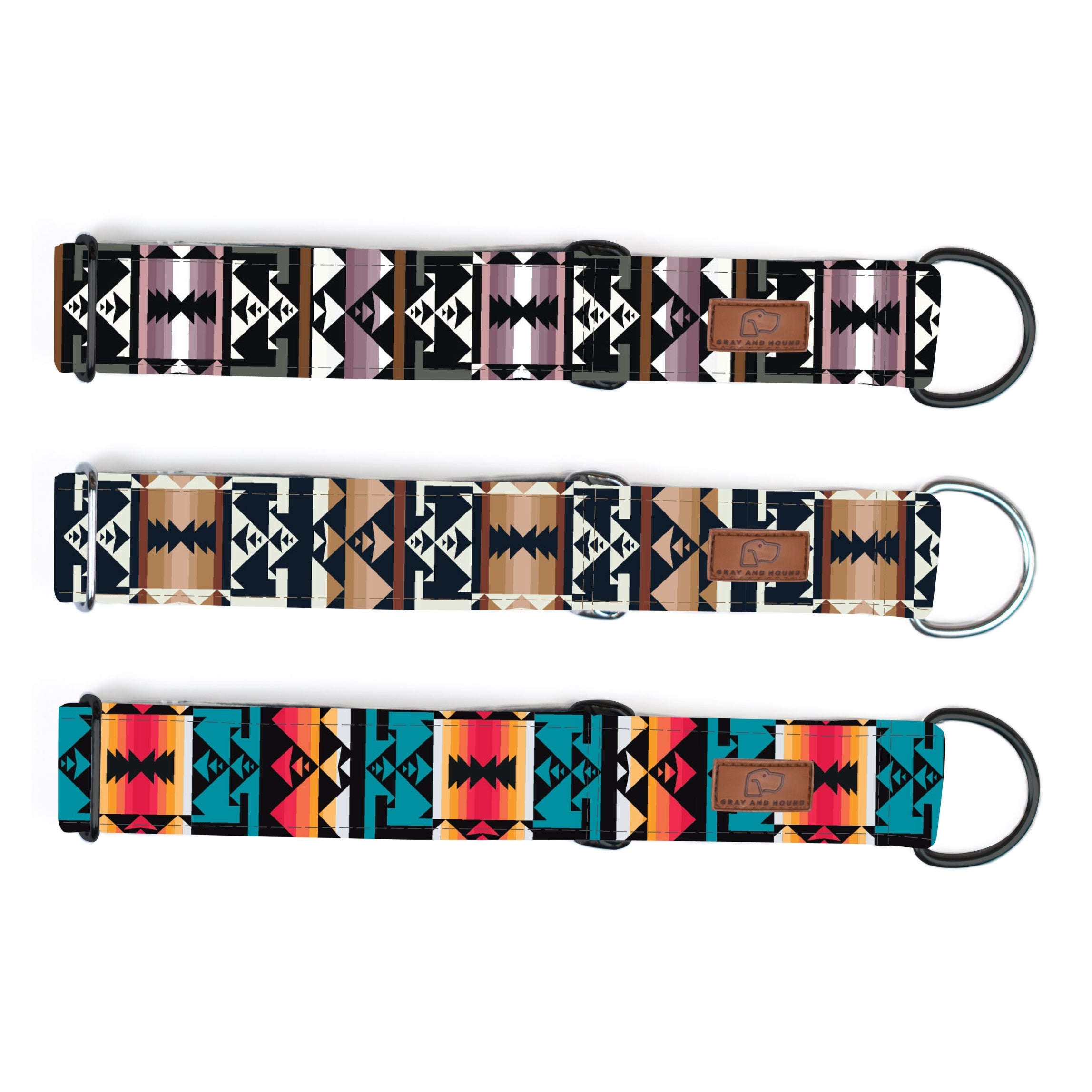 Limited Slip Dog Collar Three Pack choose your designs GrayandHound