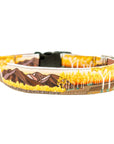 Fall Leaves Dog Collar