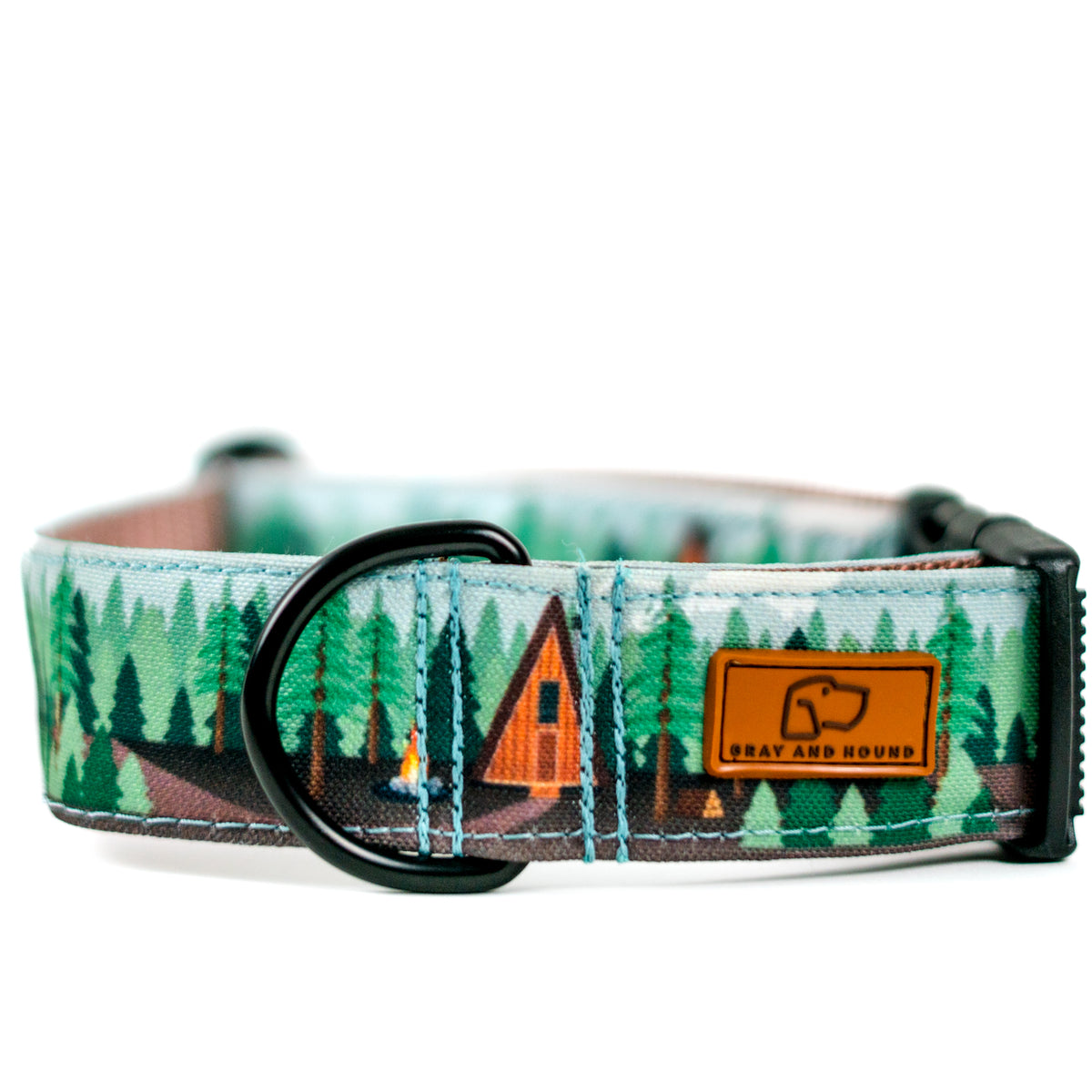 Rustic Cabin Dog Collar