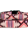 Purple and Pink Aztec Dog Collar