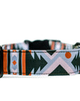 Black and Blue Aztec Dog Collar for Boys