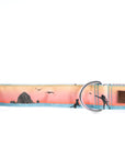 Sunset Beach Frisbee Dog Collar