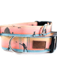 Sunset Frisbee Dog Collar