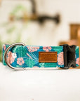 Tropical Monstera Plant Dog Collar