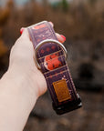Purple Fox Dog Collar
