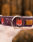Purple Fox Dog Collar