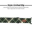 Timberline Plaid Dog Collar