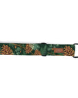 Forest Green Pinecone Dog Collar