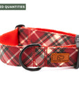 Fireside Plaid Dog Collar
