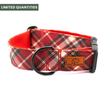 Fireside Plaid Dog Collar