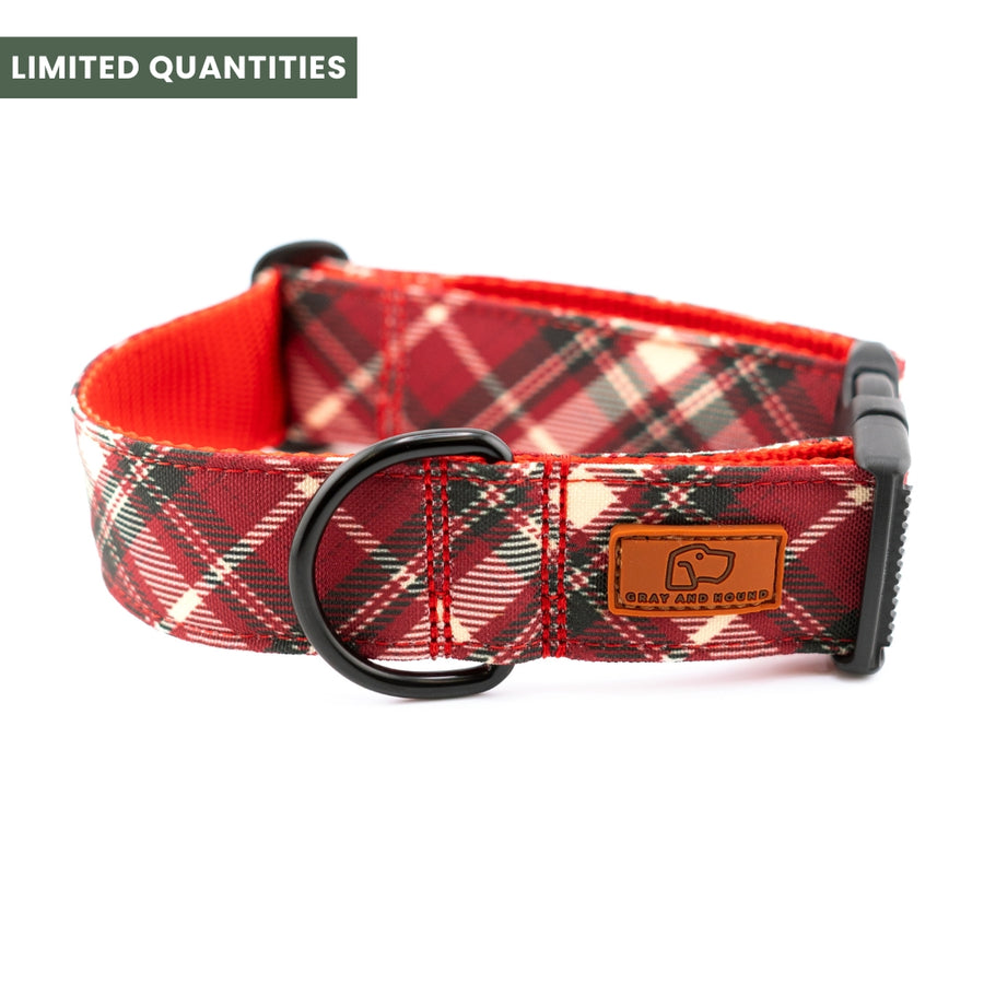 Fireside Plaid Dog Collar
