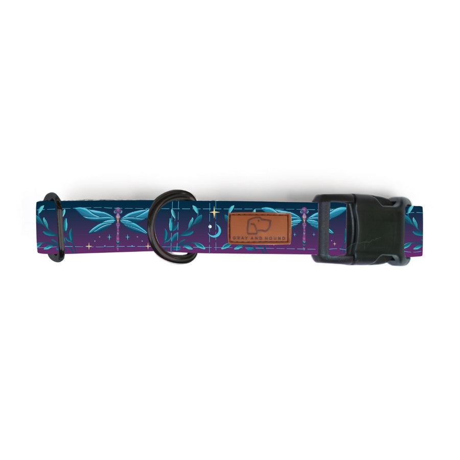 Mystic Dragonfly Dog Collar