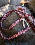 Forest Green Pinecones Dog Leash