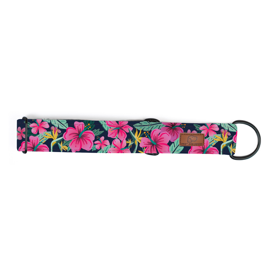 Hibiscus Floral Dog Collar