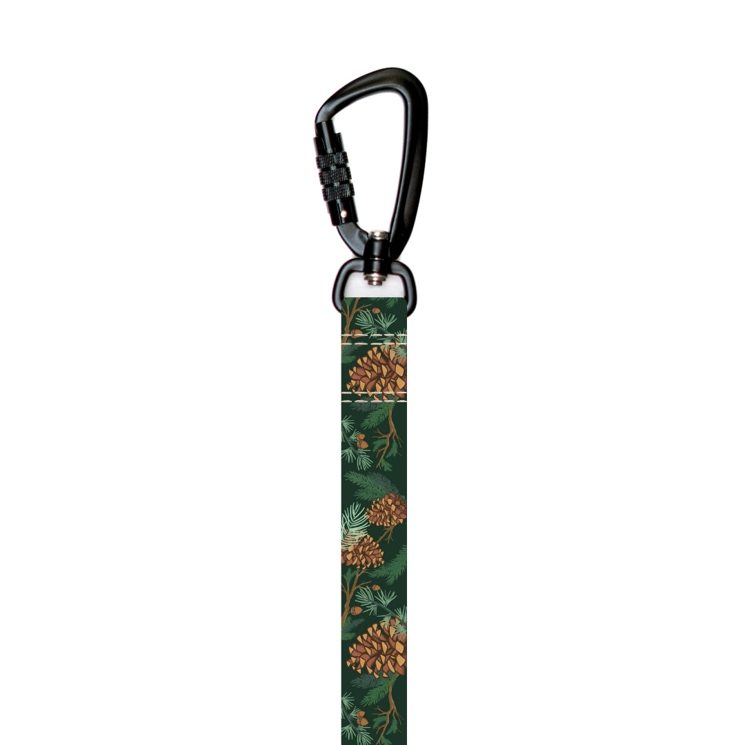 Forest Green Pinecone Leash
