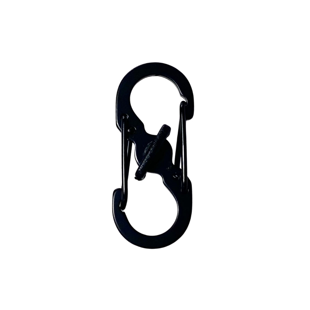 Black Locking S-Biner 3 Pack