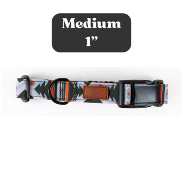 Medium 1" Plastic Buckle + Black [Glacier Geo]