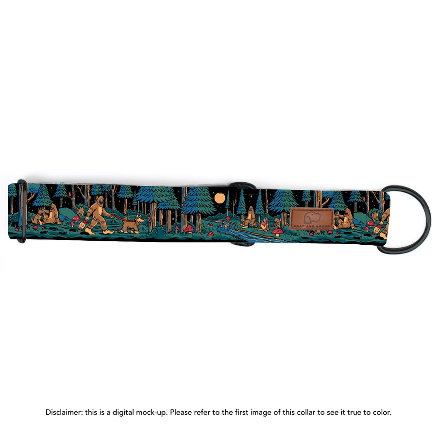 Sasquatch Shadows Dog Collar | Limited Artist Series