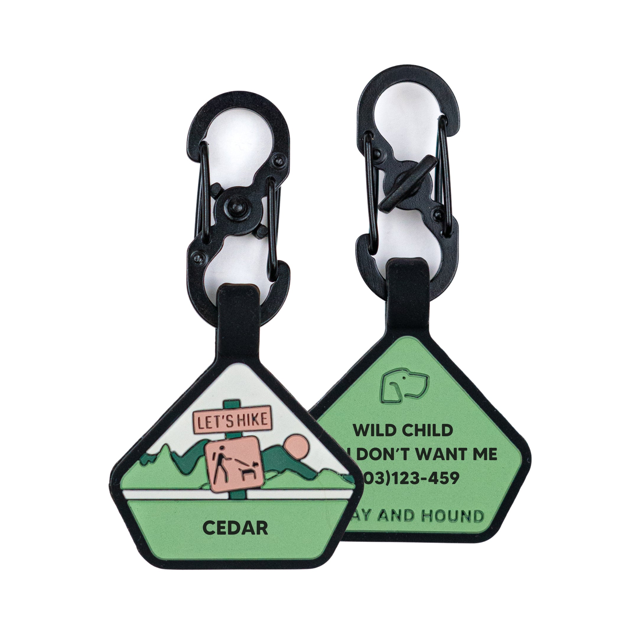 Forest | Silicone Dog ID Tag
