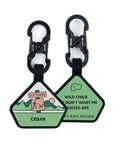 Forest | Silent Dog ID Tag