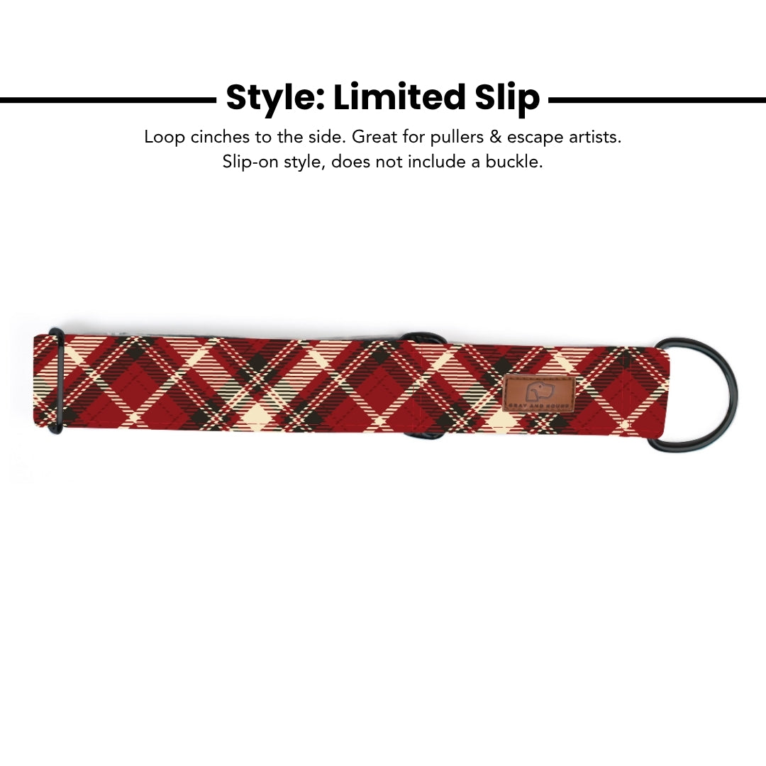 Fireside Plaid Dog Collar