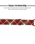 Fireside Plaid Dog Collar