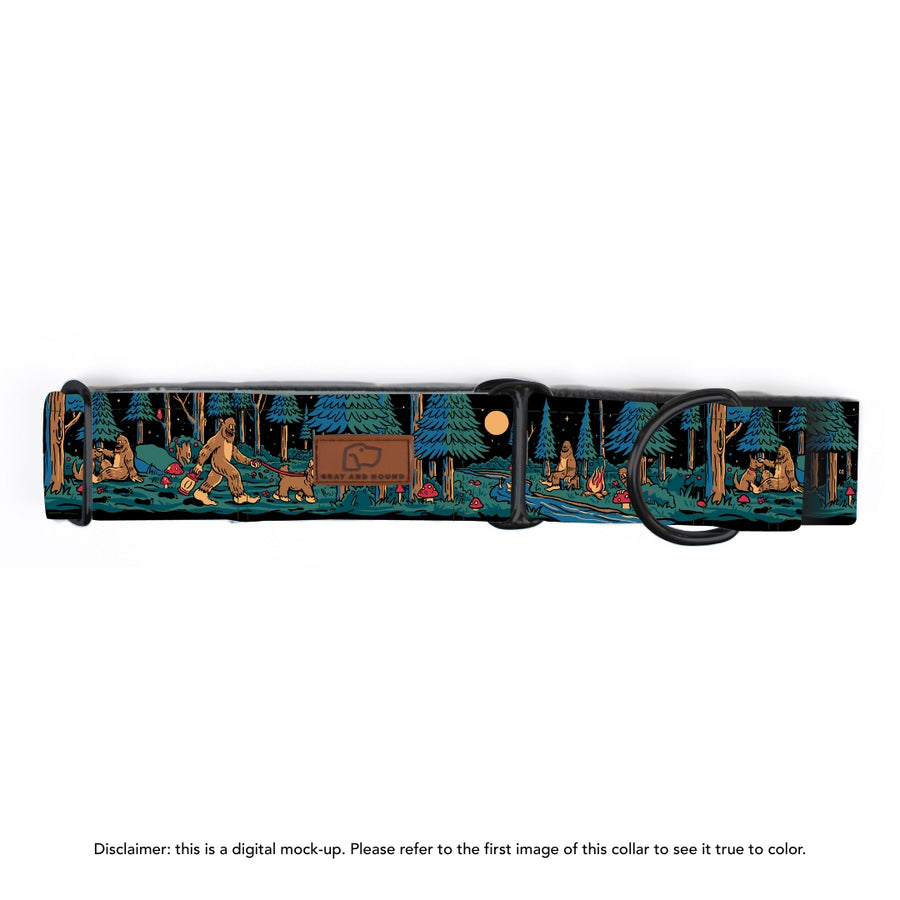 Sasquatch Shadows Dog Collar | Limited Artist Series