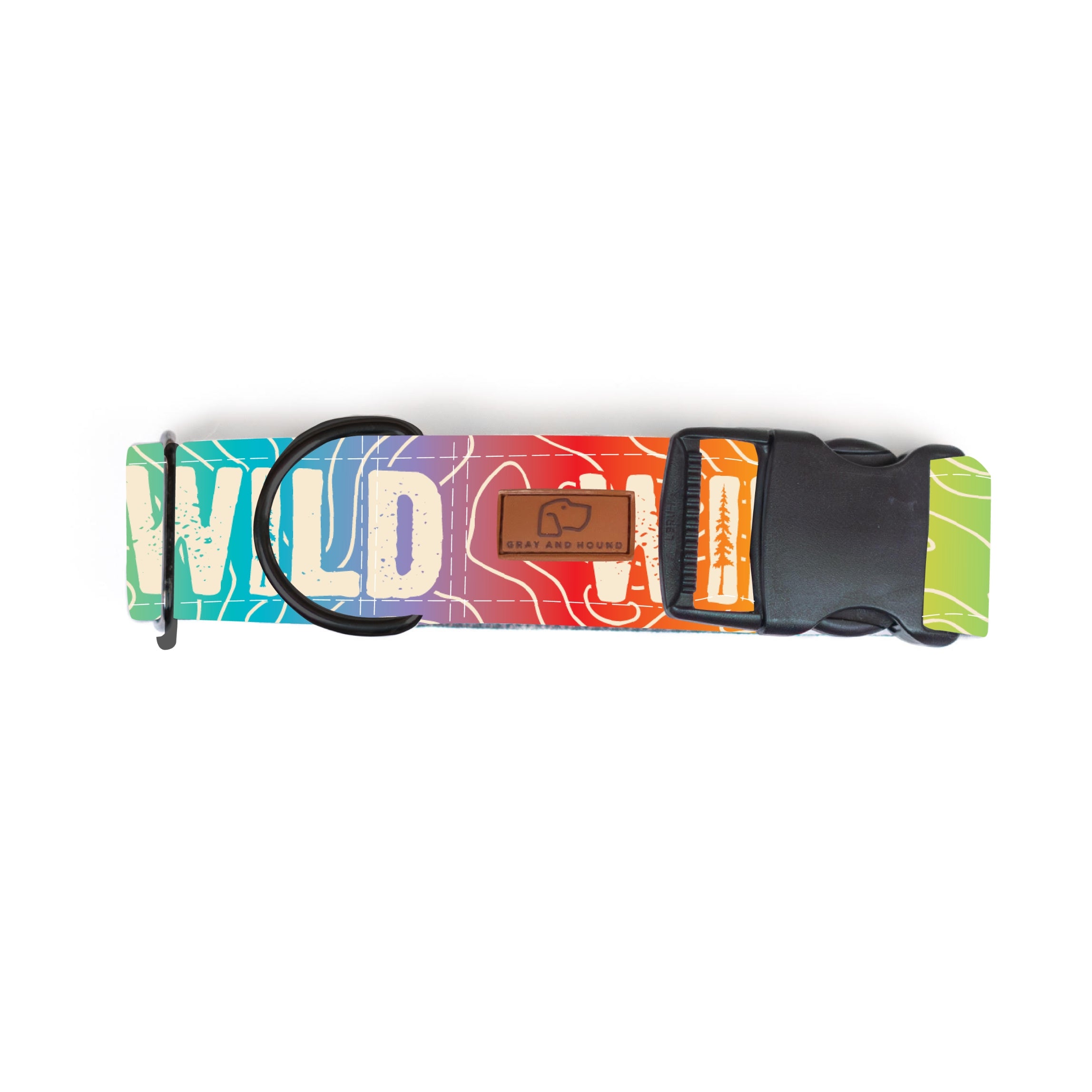Rainbow Topo Wild Collar