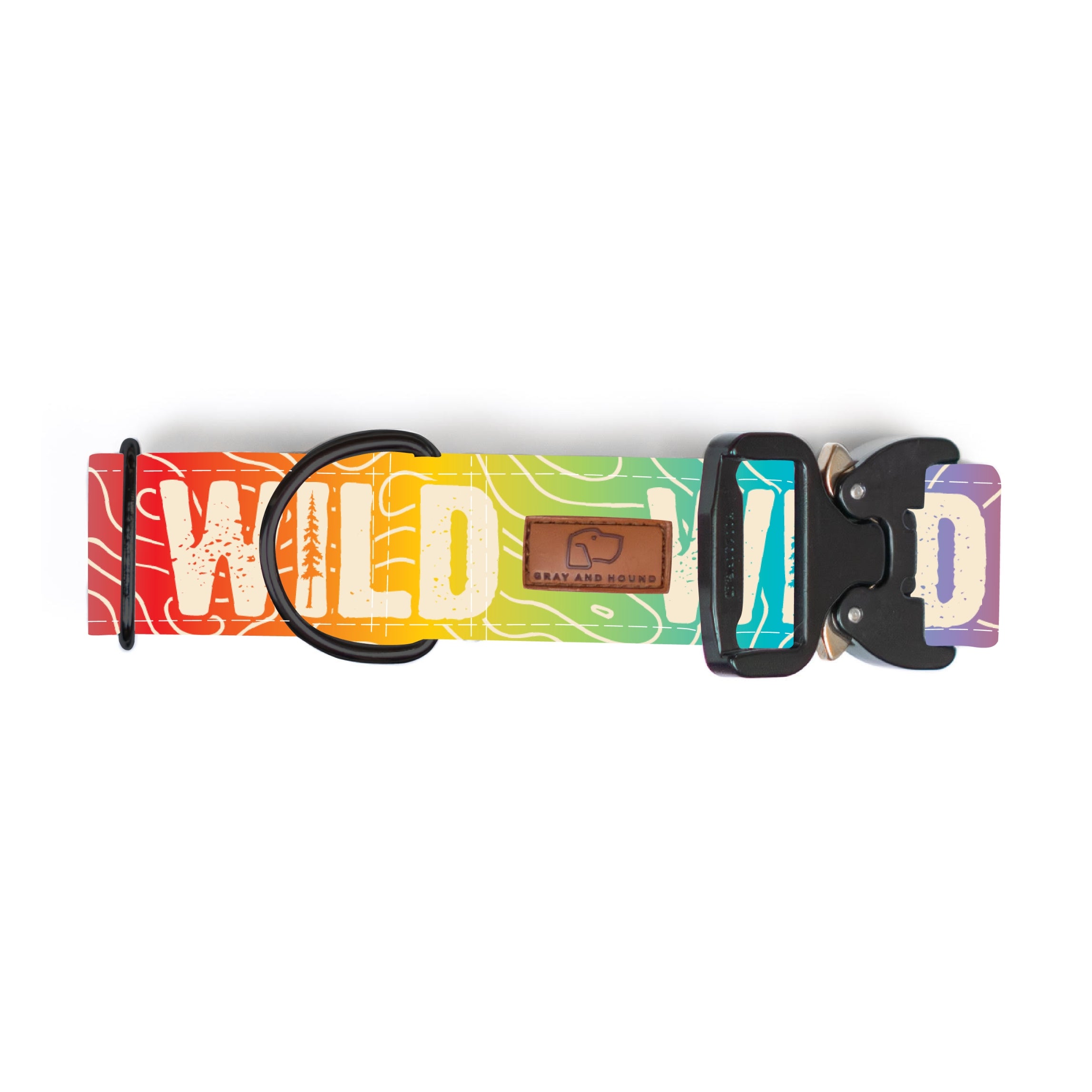 Rainbow Topo Wild Collar