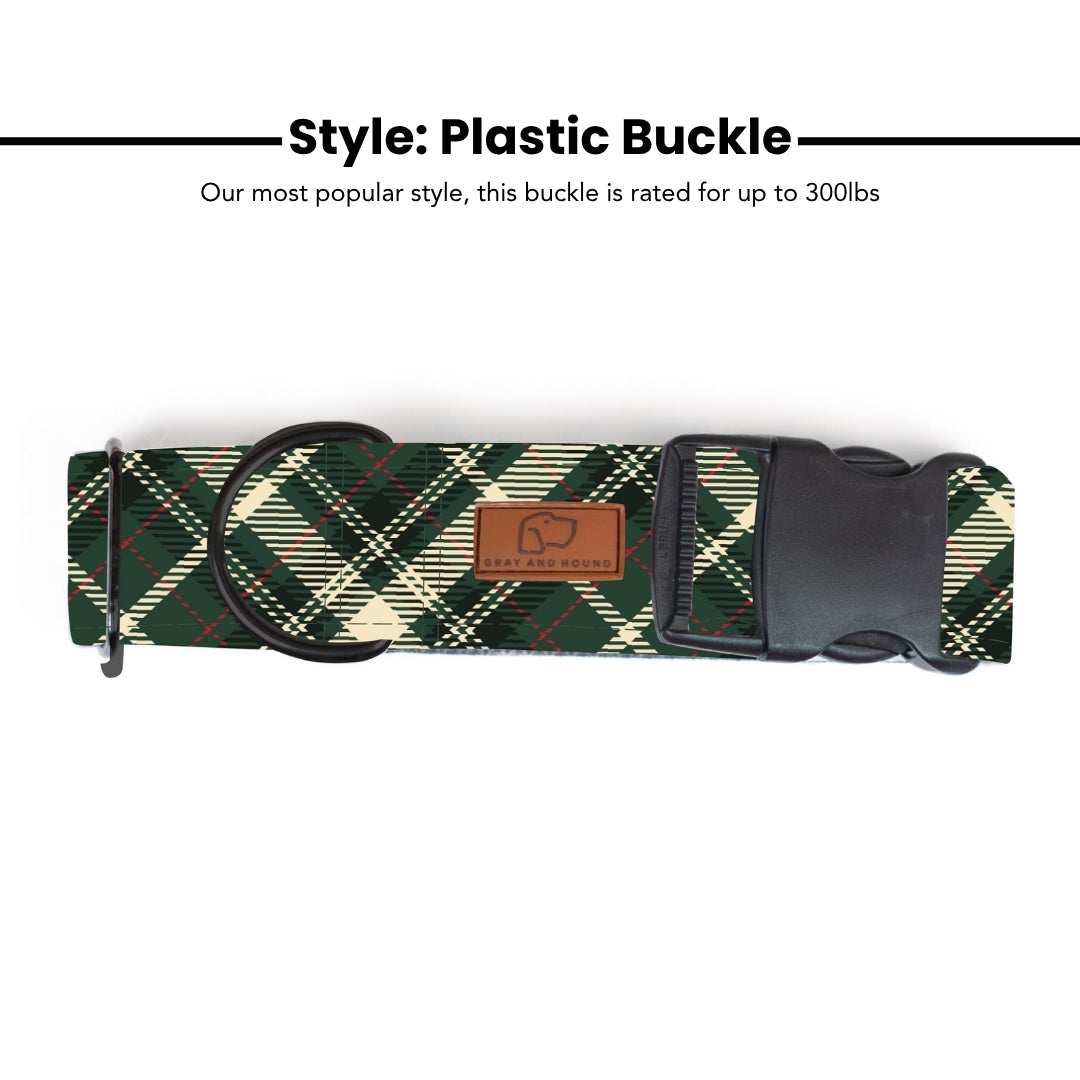 Timberline Plaid Dog Collar