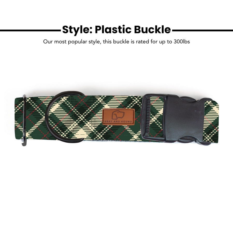 Timberline Plaid Dog Collar