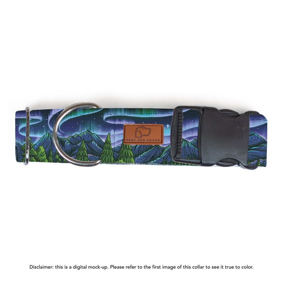 Luminous Peaks Dog Collar | Limited Artist Series