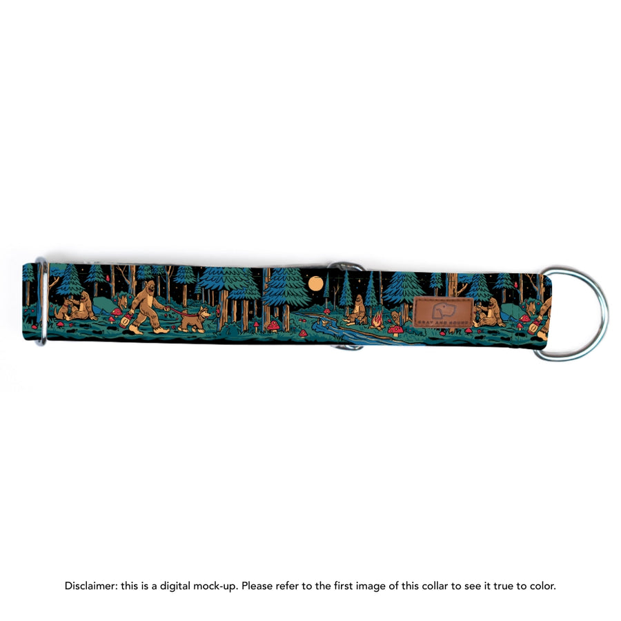 Sasquatch Shadows Dog Collar | Limited Artist Series