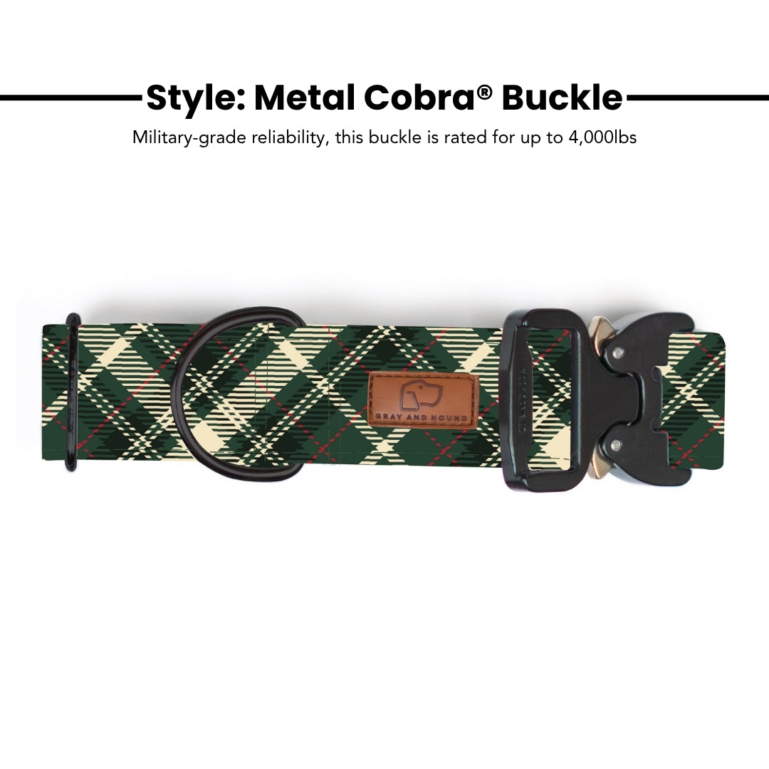 Timberline Plaid Dog Collar