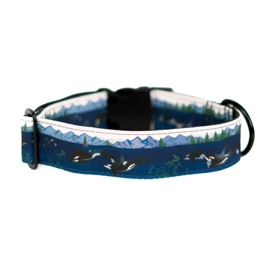 Orca Island Dog Collar