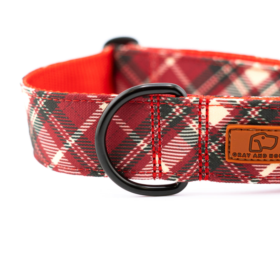 Fireside Plaid Dog Collar
