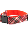 Fireside Plaid Dog Collar