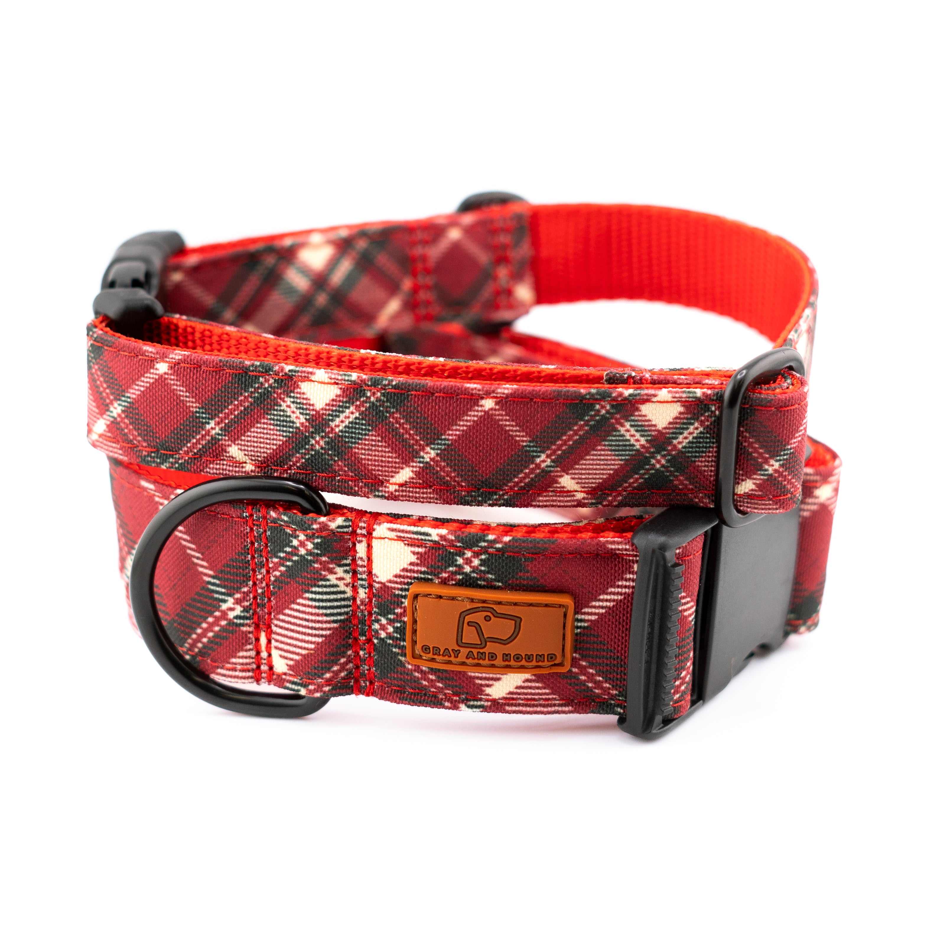 Fireside Plaid Dog Collar