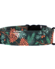 Forest Green Pinecone Dog Collar